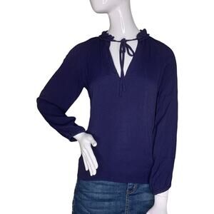 Blaque Label Blouse Blue Size XS V Neck